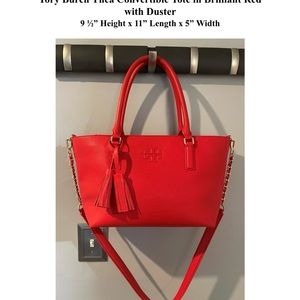 Tory Burch red Purse